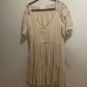 Beige summer dress size 1X